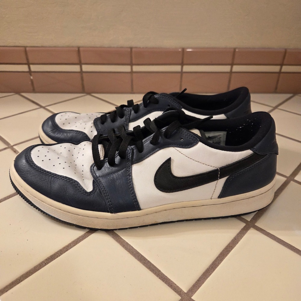 Nike Air Jordan 1 Low Golf Midnight Navy White Black DD9315-104 Mens Size 11